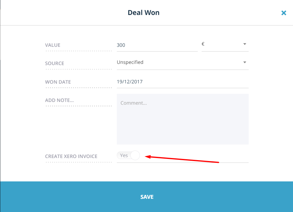 xero create invoice api