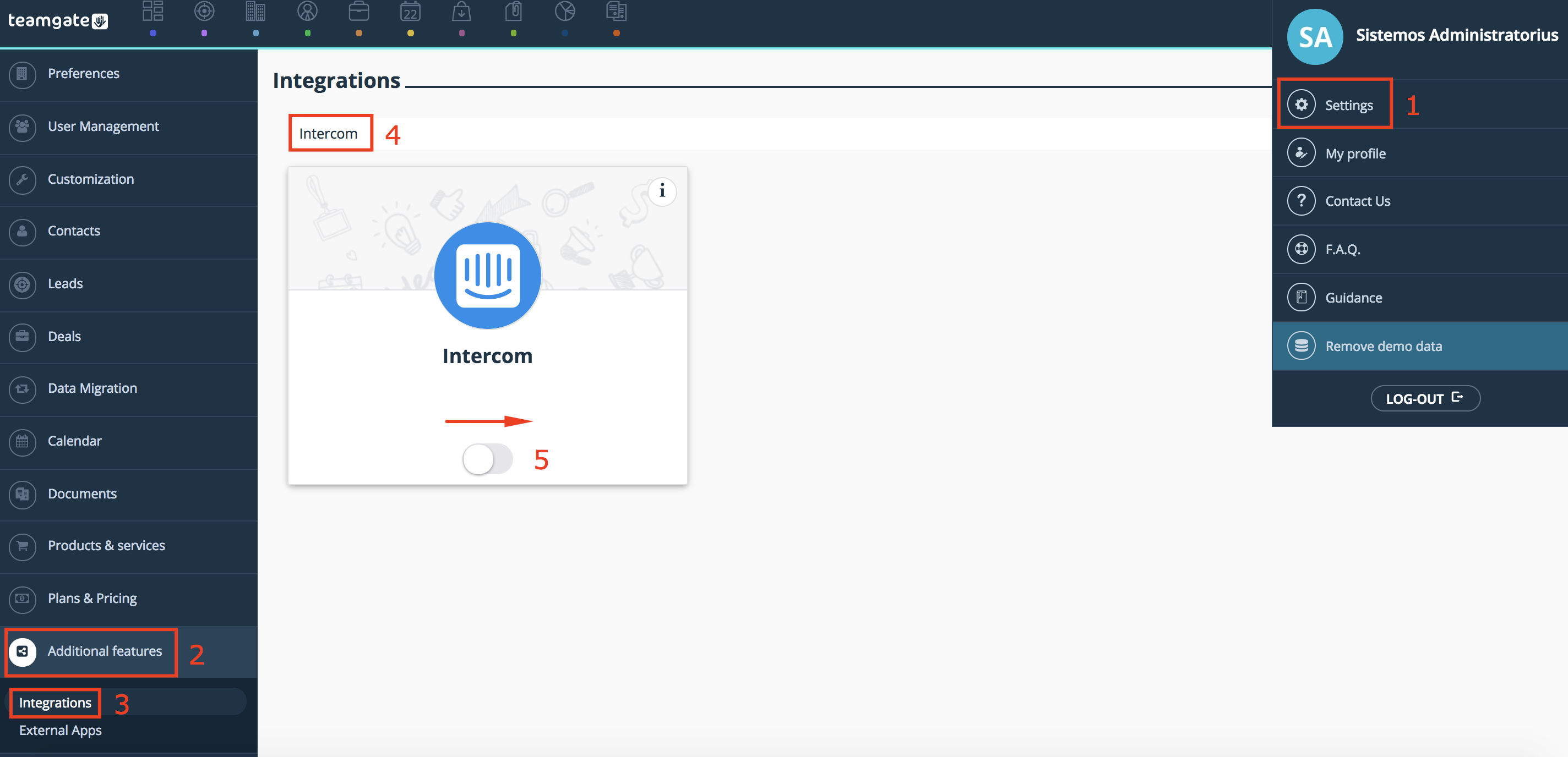 Settings-integrations-connecting-Intercom-with-Teamgate.png