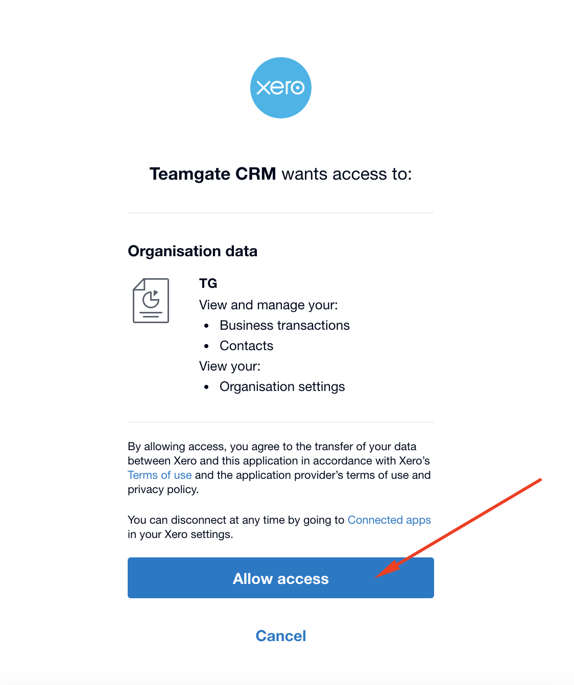 Allow-access-Xero-and-Teamgate-integration.png